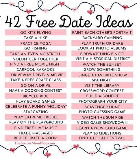 100 Free Date Ideas for Couples on a Budget